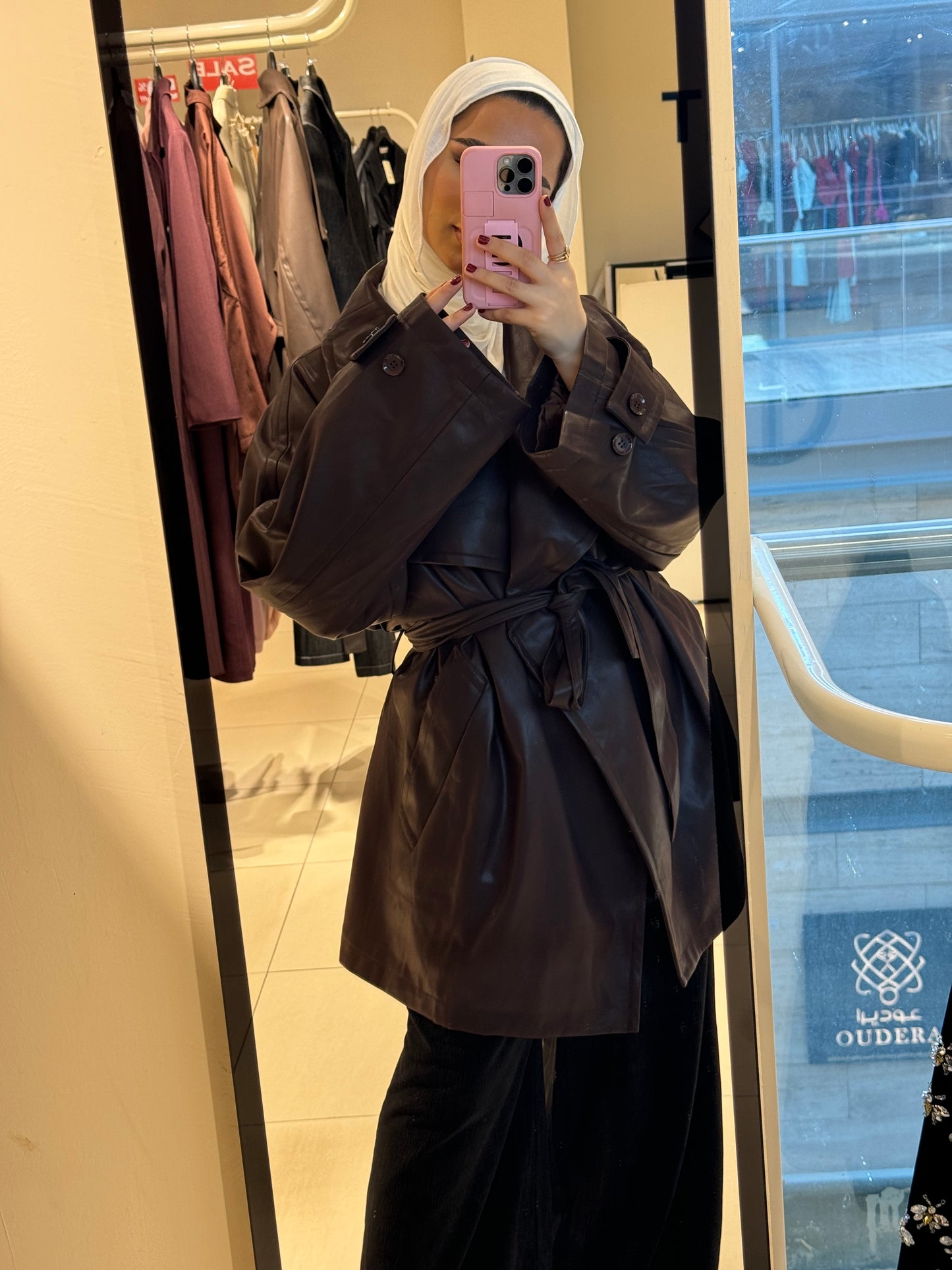 LEATHER COAT